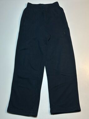 Jordan Brooklyn Fleece Wide-Leg Sweatpants Black Jumpman Joggers